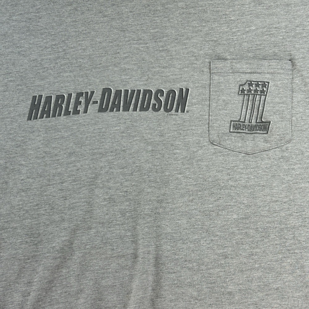 Vtg Harley Davidson T-Shirt Size XL Gray Mother Road Kingman AZ 2002 Made in USA - Picture 5 of 10